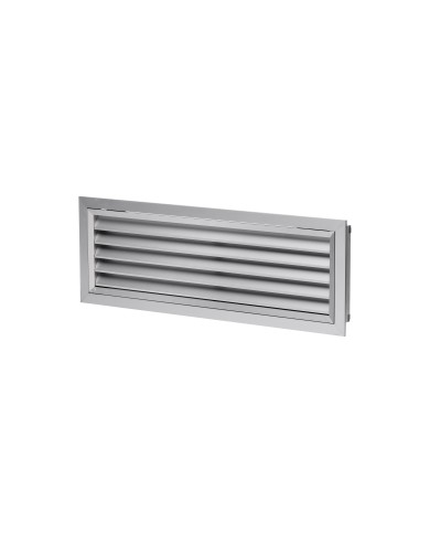 AFA-M (Return air grille with inclined fins and filter and push-push closing system)