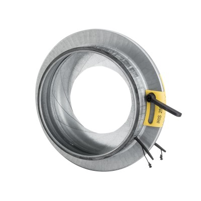 SIRD (iris damper for airflow regulation)
