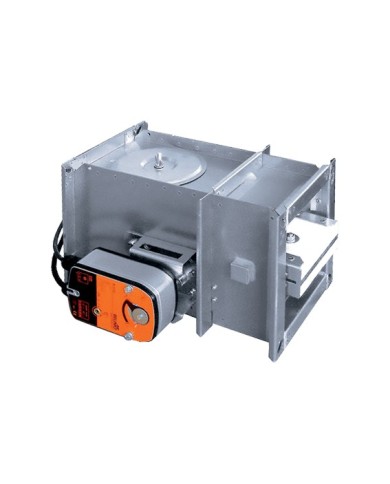 MSD (multi-compartment smoke evacuation damper with rectangular cross-section)